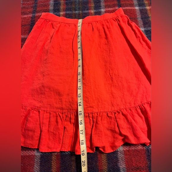 J. Crew Linen Ruffle-Hem Mini Skirt - Picture 11 of 11